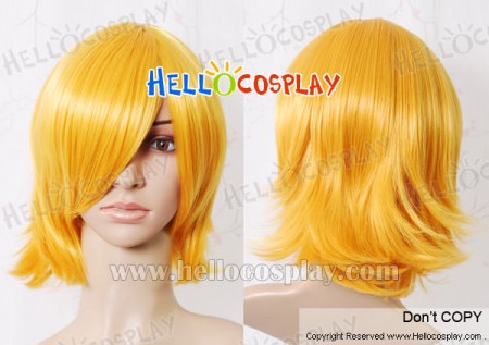Yellow 002 Orange Short Cosplay Wig