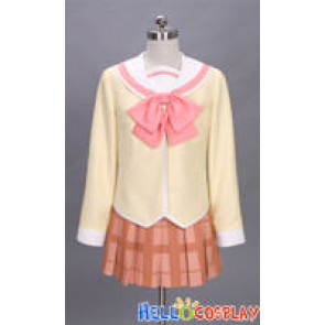 Nichijou Cosplay Yuko Aioi Costume School Girl Uniform