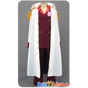 One Piece Cosplay Akainu Sakazuki Costume Admiral Sakazuki Dark Red Suit