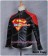 Smallville Clark Kent Cosplay Black Red Leather Jacket Coat Costume