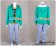 Fairy Tail Loke Cosplay Costume Green Coat Full Set