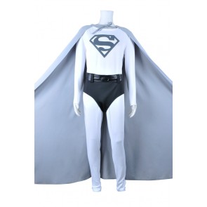 SM Cosplay C K Jumpsuit Gray Cape Costume