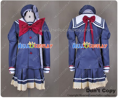 Shuffle Cosplay Costume School Girl Winter Uniform New