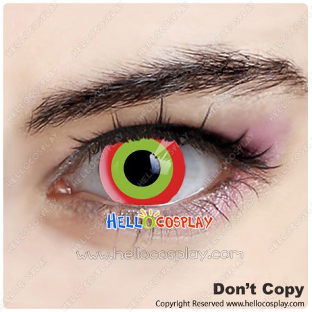 Red Green Matryoshka Cosplay Contact Lense