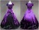 Renaissance Gothic Reenactment Dress Ball Gown Purple Dress