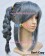 Danganronpa Dangan Ronpa Cosplay Peko Pekoyama Gray Pigtail Wig