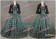 Civil War Victorian Tartan Ball Gown Day Dress Prom Cosplay