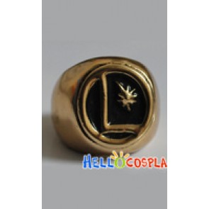 Smallville Superhero Cosplay Gold Legion Flight Ring