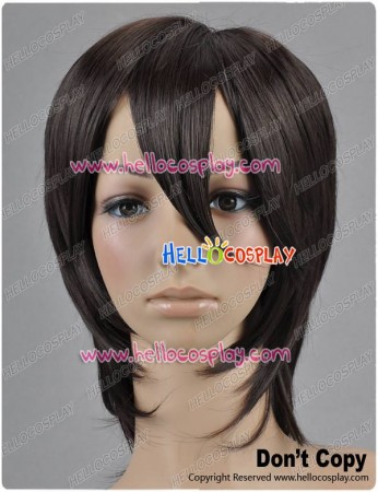 Dark Brown Cosplay Short Wig Layered