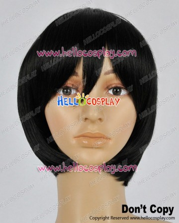 Free Iwatobi Swim Club Cosplay Haruka Nanase Black Wig