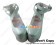 Punk Lolita Shoes Mirror Mint Green Locomotive High Platform Ankle Crosssing Straps