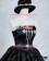 One Piece Cosplay Perona Costume Formal Dress Black White