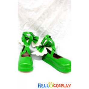 Shugo Chara Cosplay Amu Hinamori Green Shoes