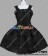 Gothic Lolita Punk Jumper Skirt Black Dress