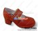 Wine Red Double Straps Chunky Sweet Lolita Shoes