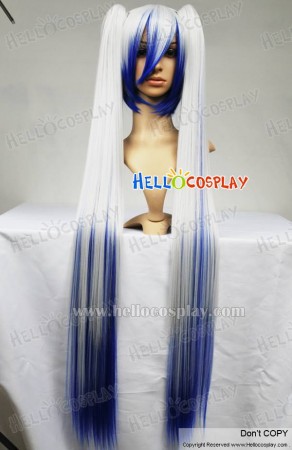 Vocaloid Snow White Blue Miku Cosplay Wig