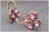 Shugo Chara Humpty Lock & Dumpty Key Cosplay Necklace Pink