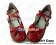 Wine Red Single Bow Crossing Straps Flat Sweet Lolita Shoes