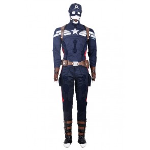 Captain America 2 Steve Rogers Cosplay Costume Uniform