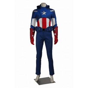 The Avengers Captain America Steve Rogers Cosplay Costume