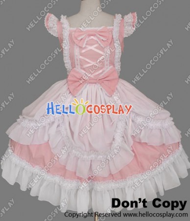 Sweet Lolita Gothic Punk Cute Light Pink Dress