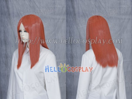 Red Brown 50cm Cosplay Straight Wig