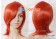 Dark Orange Short Cosplay Wig