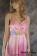 Party Cosplay Pink Long Ball Gown Formal Dress Costume