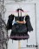 Vocaloid 2 Cosplay Miku Costume Black Short Formal Dress