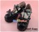 Black Bow Crossing Straps Chunky Princess Lolita Shoes