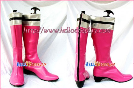 Tokusou Sentai Dekaranger Cosplay Pink Boots