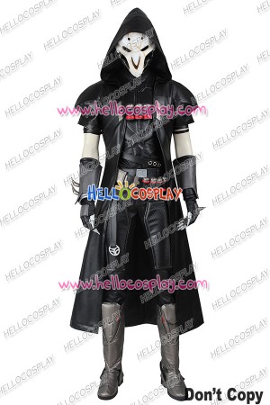 Overwatch Reaper Cosplay Costume Uniform