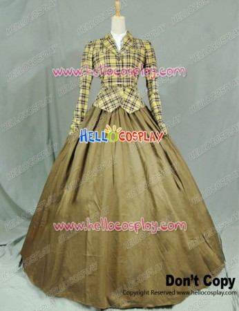 Civil War Gown Jacket Reenactment Clothing Stage Lolita Dress Costume