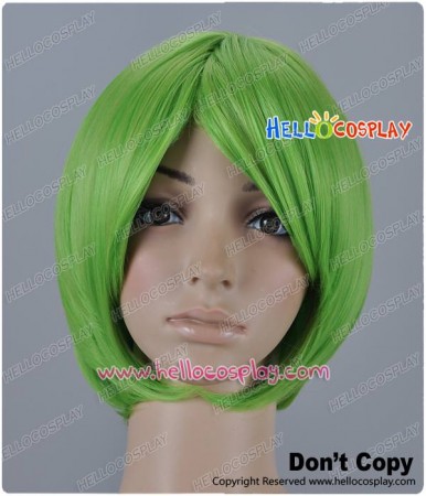 Green Cosplay Bob Wig