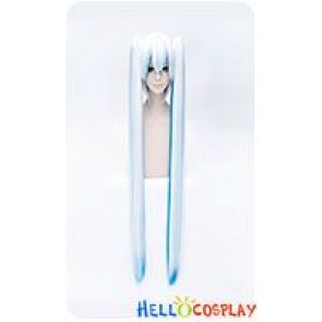 Vocaloid 2 Snow Miku Cosplay Wig White Blue