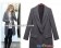 Gossip Girl Blair Waldorf Cosplay Costume Gray Coat