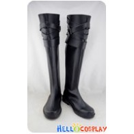 Karneval Cosplay Shoes Tsukitachi Black Long Boots