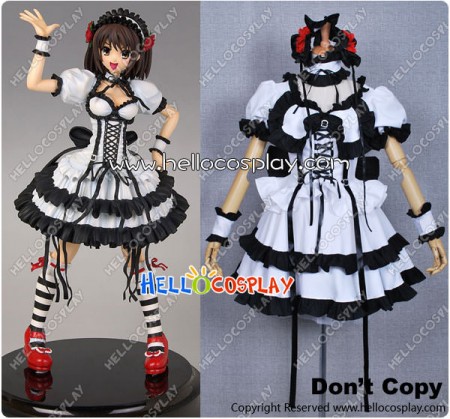 Haruhi Suzumiya Cosplay Haruhi Suzumiya Gothic Lolita Dress