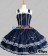 Sweet Lolita Gothic Punk Jumper Skirt Navy Blue Sailor Dress