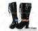 Black Lace Up Buckles Chunky Punk Lolita Boots