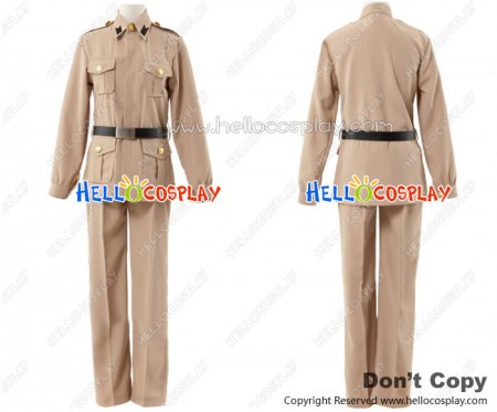 Axis Powers Hetalia APH Cosplay Southern Italy Military Uniform Costume