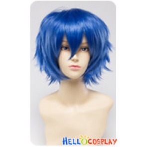 Wig 30CM Cosplay Pure Blue Universal Short Layered