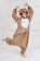 Kigurumi Costumes Light Brown Reindeer Pajamas