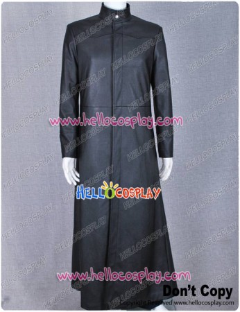 Neo Black Leather Coat Costume From The Matrix