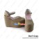 Punk Lolita Shoes Beige Ankle Strap Wedge Heel Hollow Sandals