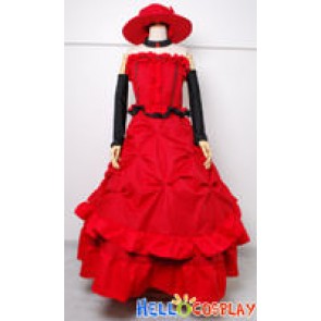 Black Butler Cosplay Madam Red Dress