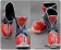 Kingdom Hearts 2 Cosplay Shoes Sora Red Shoes