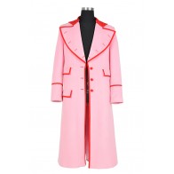 Doctor 4th Fourth Dr Companion Lalla Ward Cosplay Costume Trench Coat