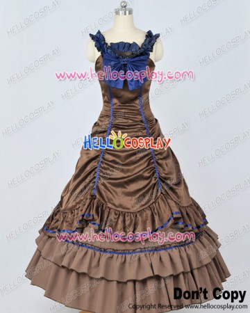 Southern Belle Ball Gown Chocolate Wedding Lolita Dress