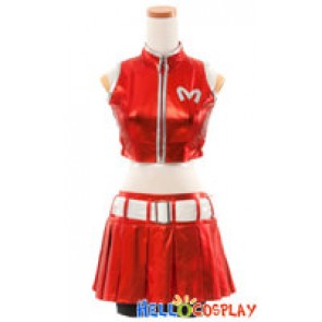 Vocaloid 2 Cosplay Meiko Costume Red Uniform